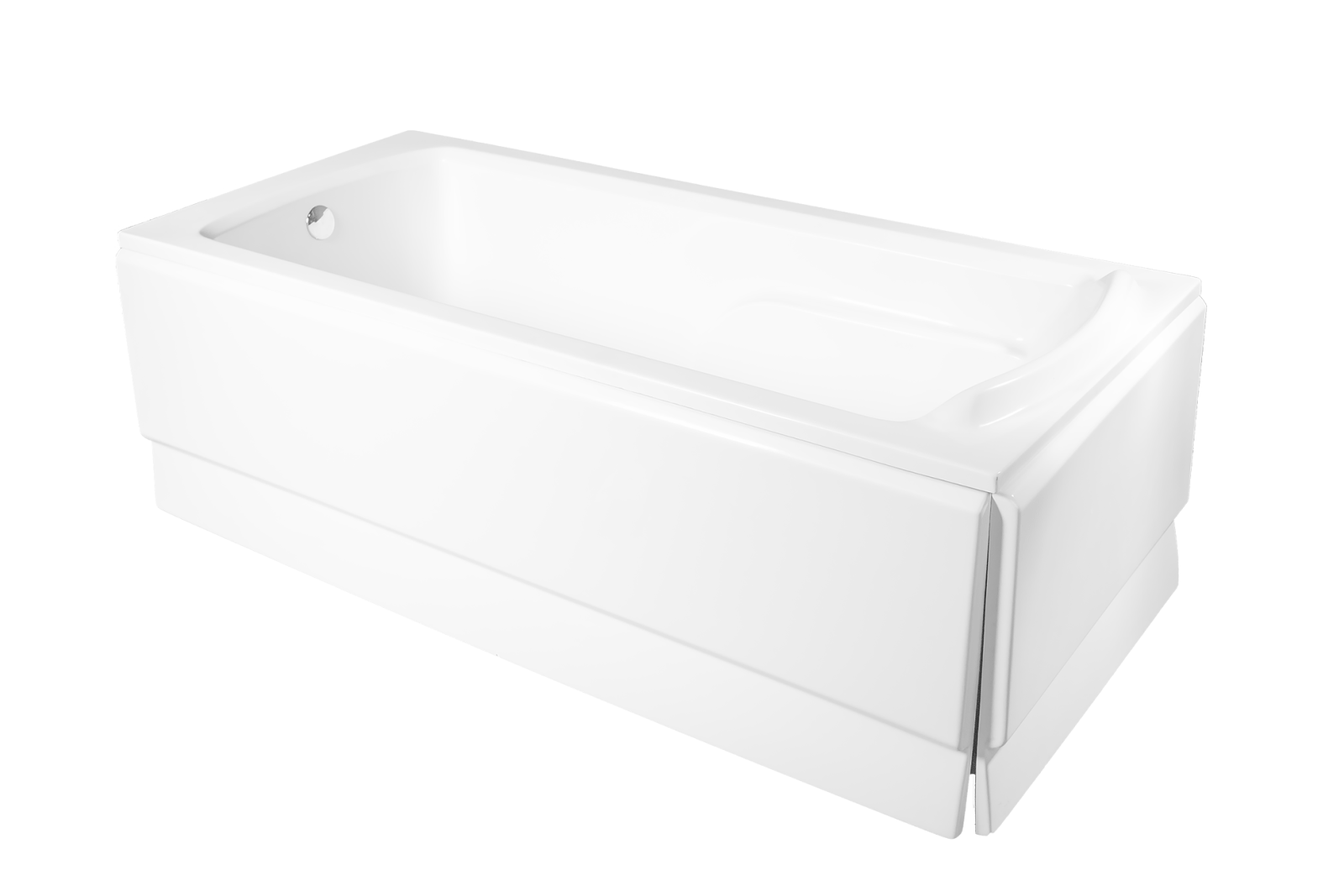 Ванна прямокутна з литого акрилу FORLI 180x80 см - Зображення 4