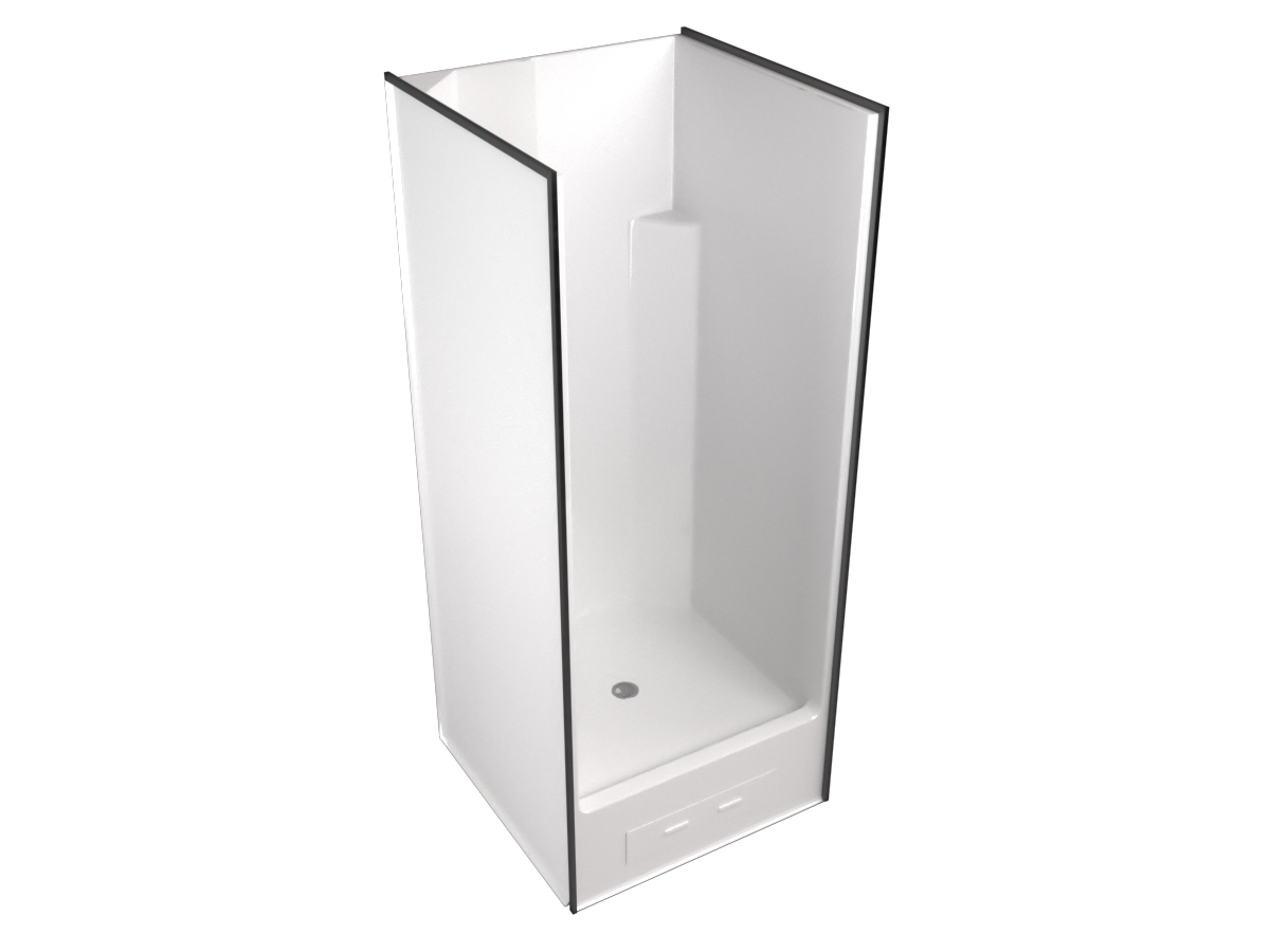 Монолітна душова кабіна DUSHBOKS 95x95 см - Зображення 2