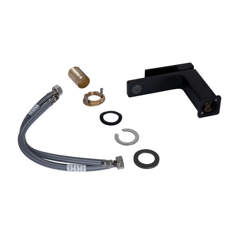 Змішувач для раковини Qtap Gemini Black Matt - Зображення 4