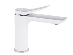 Змішувач для раковини Qtap Presto Chrome/White