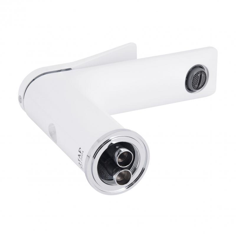Змішувач для раковини Qtap Presto Chrome/White - Зображення 3