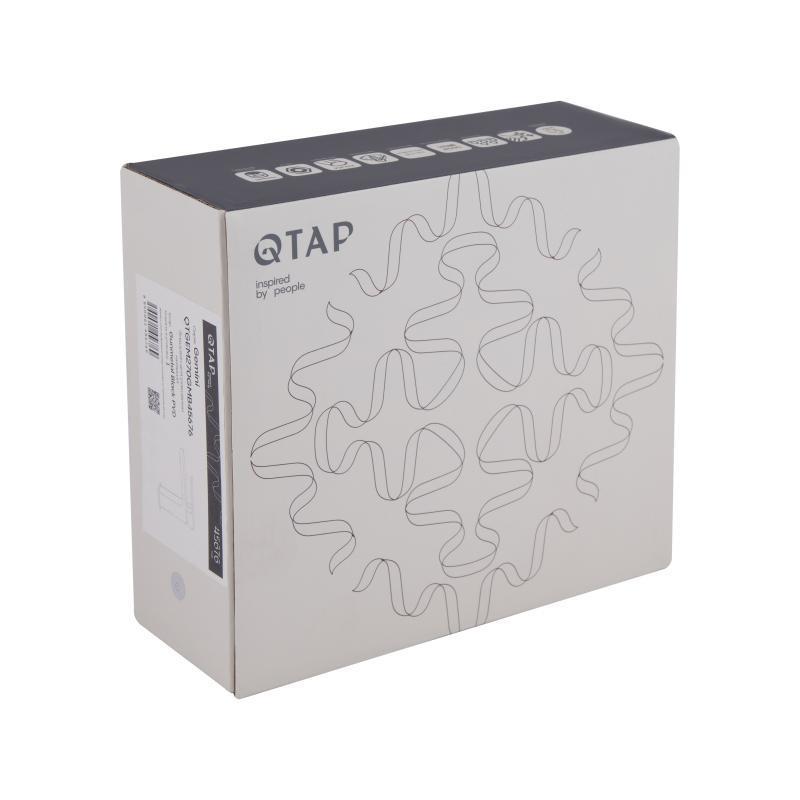 Змішувач для раковини Qtap Gemini Gunmetal Black PVD - Зображення 5