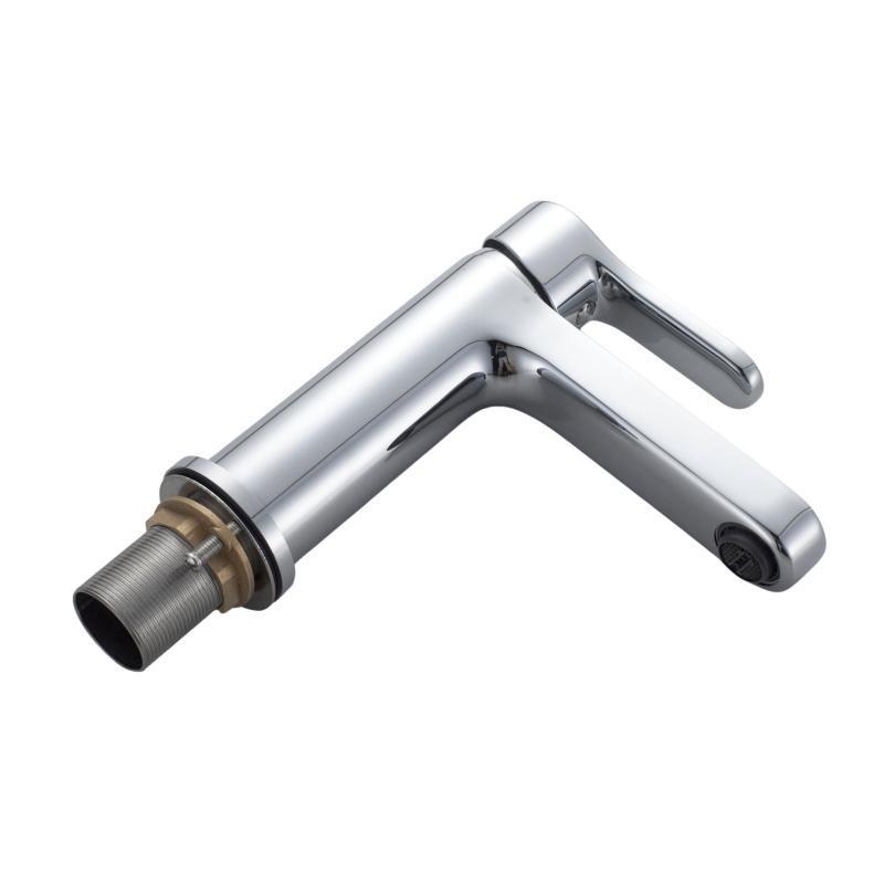 Змішувач латунний для раковини Lidz Astra 001F (k35) Chrome - Зображення 7